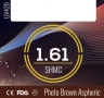 1.61 ASP PhotoBrown UV420 SHMC 
